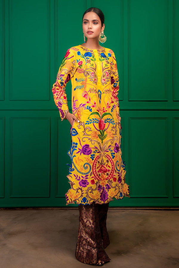 Yellow Multi Floral
