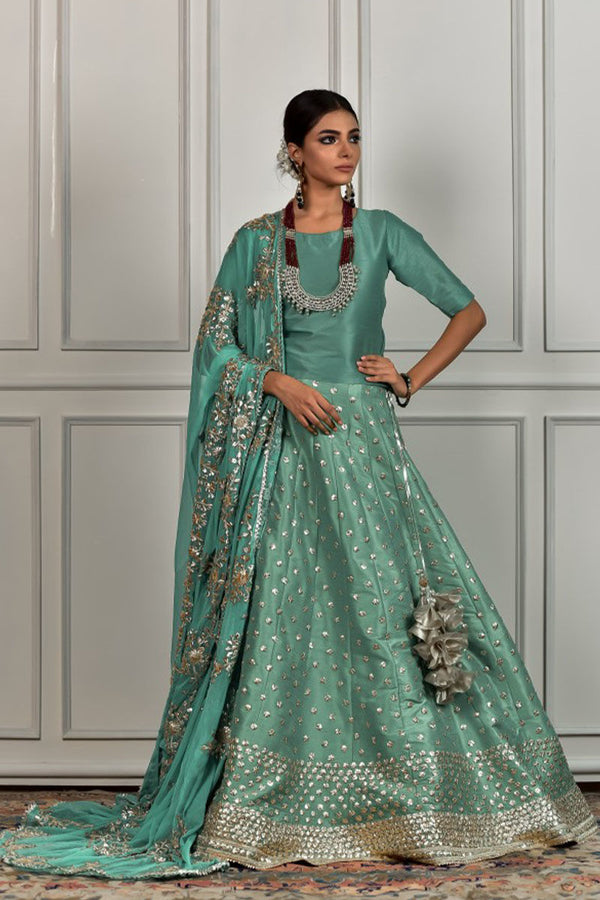 Seafoam Green Lehenga
