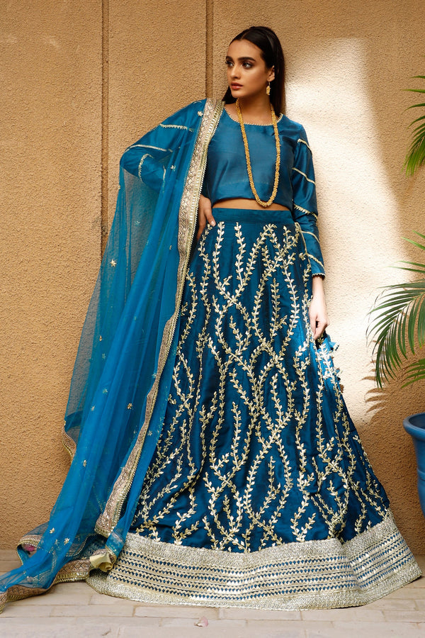 Azurine Lehenga