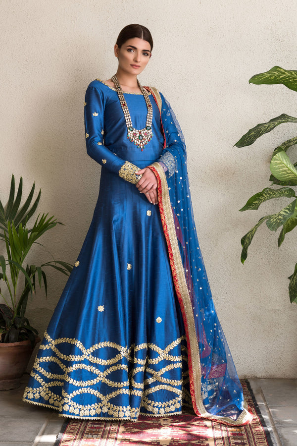 Persian Blue Lehenga