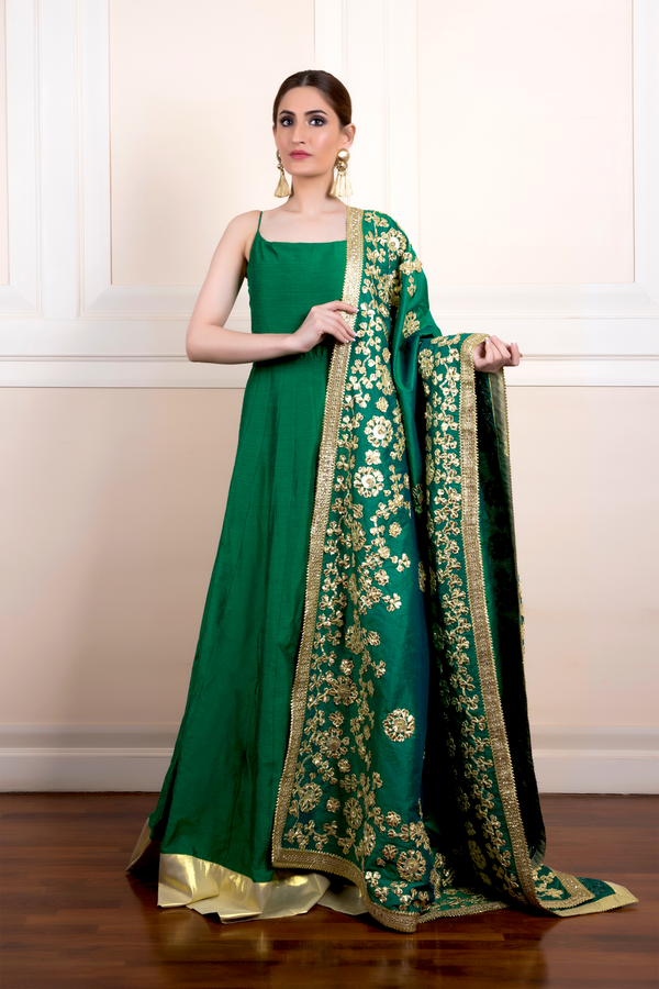 Green Anarkali